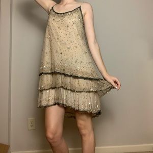 Joie Champagne Cocktail Dress